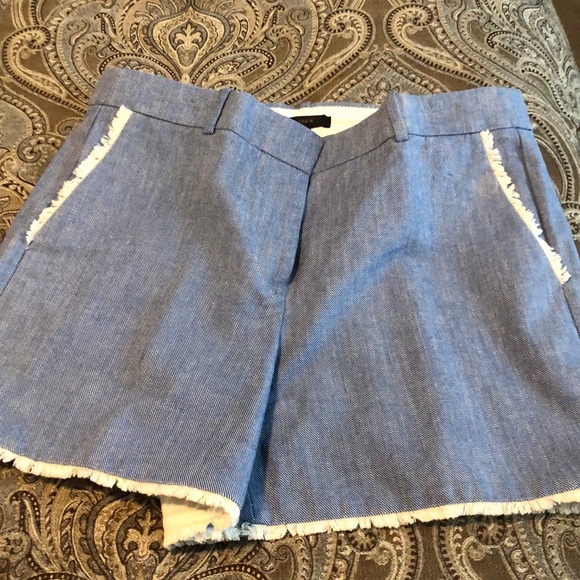 J. Crew Chambray Shorts EUC - Picture 3 of 5